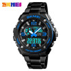 Skmei new For men sport watch For men 50 m Waterproof Stainless steel chronograph digital watch man Wrist watch Relogio Masculino