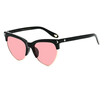 SHAUNA Fashion Half Frame Women Cat Eye Sunglasses Nail Decoration Retro Gradient Lens Glasses UV400