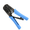 Smart mouse noyafa NF-5006 4P6P8P professional labor-saving network RJ45 RJ11 crystal head production three-use blue network crimping pliers can be stripped