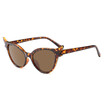 SHAUNA Fashion Women Small Cat Eye Sunglasses Double Colors Frame Cute Ladies Glasses UV400