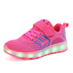 New 25-37 USB Charger Glowing Sneakers Led Children Lighting Shoes BoysGirls illuminated Luminous Sneaker