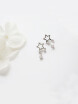 ONICE 925 Sterling Silver Eearing with Multi Stars WQE019