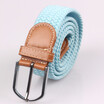 Men And Women Young Student Fashion Casual Weave Canvas Pin Buckle Belt