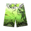 Mans Fashion Sports Running Surfing Quick Dry Pattern Printed Beach Shorts