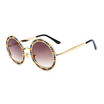 SHAUNA Luxury Crystal Decoration Women Super Round Sunglasses Oversize Ladies Gradient Lens Glasses UV400