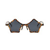 SHAUNA Unique Pentagram Glasses Women Star Sharp Sunglasses Fashion Men Leopard Shades UV400