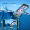 Funda para teléfono impermeable iPhone Buceo snorkeling todo el cuerpo bajo el agua con brazalete Estándar militar a prueba de polvo a prueba de golpes