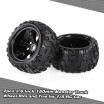 2pcs 36 Inch 150mm Monster Truck Wheel Rim And Tire for 18 Traxxas HSP HPI E-MAXX Savage Flux ZD Racing RC Car