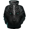 Mens Hoodie 3D Printed Women Pullover Sweater