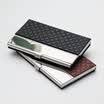 Jinlongxing Glosen business portable business card holder PU fashion portable business card box men&women card package 9311 brown