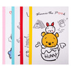 Guangbo GuangBo 4 Pack 40 B5 Stationery Notebook Soft Copy Cart Line Cat FB60118