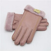 Leather mittens ladies autumn&winter gloves real sheepskin fur warm gloves hot elegant ladies full finger leather discount