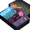 PLAYBOY Mens Underwear 4 Pack Gift Set Breathable Boxer Briefs