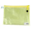 SUNWOOD C4525 A5 mesh zipper bag file bag 12 yellow