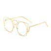 SHAUNA Fashion Hollow Out Metal Frame Women Cat Eye Sunglasses Retro Ladies Candy Color Tinted Lens Glasses