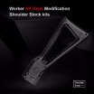 Worker AK Style Modification Shoulder Stock Kits for Nerf Toy Gun