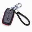 KING ETING Funda con llave Kia funda para llaves de cuero 13 modelos con 1213 muestran llavero especial para automóvil cuatro botones un botón inicio C párrafo rojo pasión