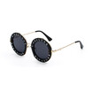 SHAUNA Trending Little Bee Decoration Candy Color Women Round Sunglasses Fashion Men Glasses UV400