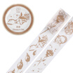 Kinbor PDA&paper tape 10mm7mhand book sticker color tape gold border DTB64258