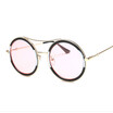2018 High Quality Round Sunglasses Women Brand Designer Vintage Retro Big Frame Sunglasses Female Glasses Frame For Women Shades