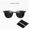 SHAUNA 2018 new sunglasses mens polarizer driving sunglasses during the day