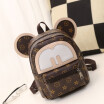 New Mickey Old Flower Mini Bags for Women 2018 Ladies Bag Simple Fashion Small Backpack Student Bag Travel Mochila