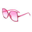 SHAUNA Oversize Women Butterfly Sunglasses Fashion Glittery Frame Ladies Candy Color Gradient Sun Glasses UV400