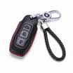 KING ETING Ford Funda para llaves Funda para llaves de cuero Mondeo Ruijie Nueva Mondeo Llavero especial para automóvil Un botón Inicio E Estilo Rojo cálido