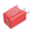 Mzxtby US Adapter Plug 5V 24A Cute Dual USB Charger Adapter Potable US Plug Travel Charger Quick For iPhone Huawei Type-C PD Fast