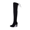 2018 New Shoes Women Boots Black Over the Knee Boots Sexy Female Autumn Winter lady Thigh High Boots