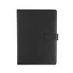 Jinlongxing Glosen notebook child notebook business notebook student manuscript office meeting record book 200 page A5 magnetic buckle book 8253 black