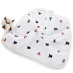 Jingdong Supermarket Sanli cotton high-density gauze baby mouth towel 5 fitted with a class of safety standards baby supplies square handkerchief sweater sweat navy wind 20 × 20cm