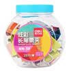 Deli 8557 15mm tube color long tail clip ticket folder 6 50 only installed