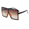 SHAUNA Oversize Flat Top Women Square Sunglasses Brand Designer Fashion Men Gradient Lens Shades