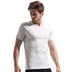 Jingdong Supermarket Seven wolves men&39s short sleeve T-shirt round neck cotton pure color cotton sweater 98713 light gray gray XL
