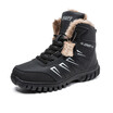 Mens Boots Light Winter Boots Casual High Cut Shoes For Men Genuine Leather Black Brown Size 39-46