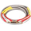 CHOSEAL audio cable audio line speaker line speaker cable audio cable with plug banana head-U-head 25 m QS203AT2D5