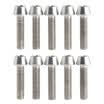 Tornillos de cabeza cónica hexagonal Allen de titanio Ti M5 x 20 mm de Wanyifa para vástago de bicicleta