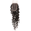 Ishow Hair 7A Good Quality 24 Virgin Brazilian Hair Deep Wave Lace Closure Middle Part