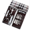 OLOEY Stone Pattern Case1 set 12pcs Nail Clipper Kit Nail Care Set Pedicure Set Tools