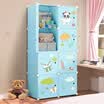 Anya anerya storage cabinet drawer plastic non-wood simple wardrobe closet childrens toy locker combination quilted storage box