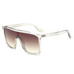 SHAUNA Classic Women Square Sunglasses Brand Designer Fashion Men ClearGradient Lens Goggle Glasses
