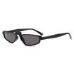SHAUNA Fashion Women Small Rectangle Sunglasses Popular Men Yellow Tinted Lens Glasses UV400