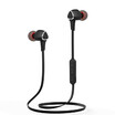 Bluetooth 41 Headphones Outdoor Sport Headsets Stereo Music Earphone Magnetic Suction Built-in Microphone In-line Control