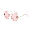 SHAUNA Trending Little Bee Decoration Candy Color Women Round Sunglasses Fashion Men Glasses UV400