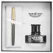 Hero HERO 120 gold-plated grid cap 12K gold tip pen ink pen gold pen ink gift box beige