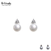 Artilady Fashion Genuine Pearl stud Earrings pearl jewelry Natural Freshwater Pearl Earrings For Women Jewelry