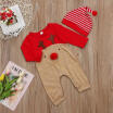 Christmas Toddler Baby Boy Girl Long Sleeve Romper Bodysuit Outfits Set Clothes