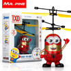 Best selling levitation remote control aircraft small yellow man induction aircraft childrens toys