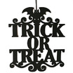 Halloween Party Indoor And Outdoor The Witch Is In Hanging Door Decoration And Wall Sign Trick Or Treat